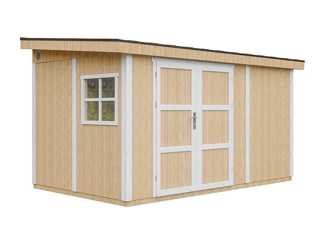 Domek ogrodowy najwyższej jakości - 8,68 m² - H231x248x412 cm - M939-HARVEST HONEY 4920768 - obrazek 1