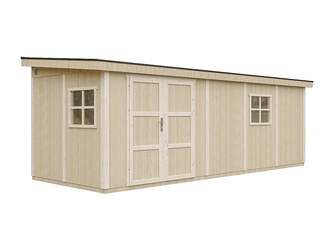 Domek ogrodowy najwyższej jakości - 14,30 m² - H231x248x648 cm - M941 4920767 - obrazek 1