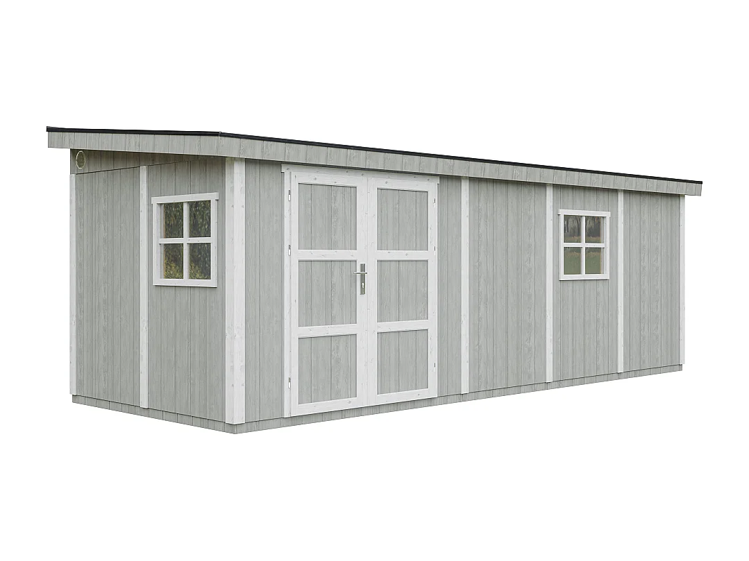 Domek ogrodowy najwyższej jakości – 14,30 m² – H231x248x648 cm – M941-TUNDRA GREY 4920775
