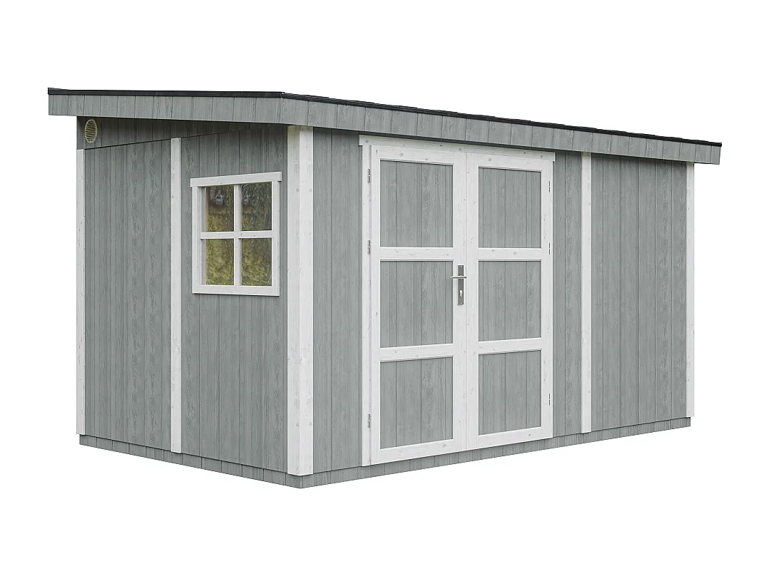 Domek ogrodowy najwyższej jakości - 8,68 m² - H231x248x412 cm - M939-CAVERN STEEL 4920782 - obrazek 1
