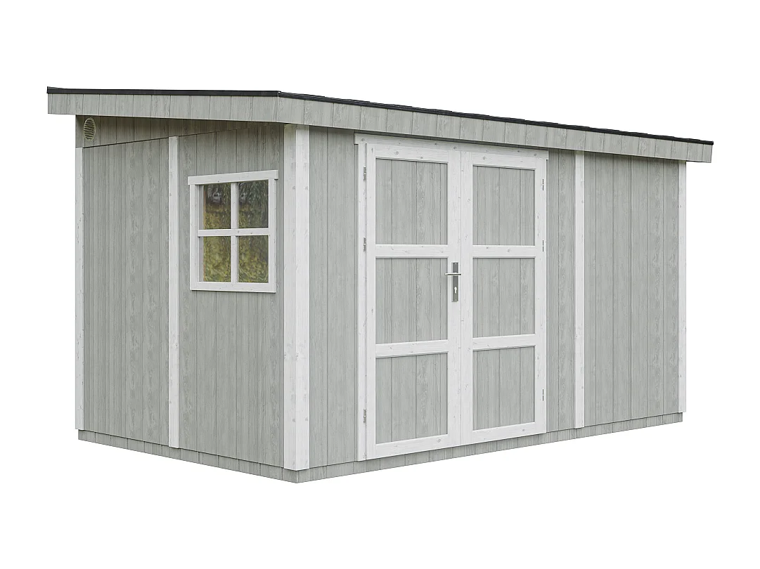 Domek ogrodowy najwyższej jakości - 8,68 m² - H231x248x412 cm - M939-TUNDRA GREY 4920799 - obrazek 1