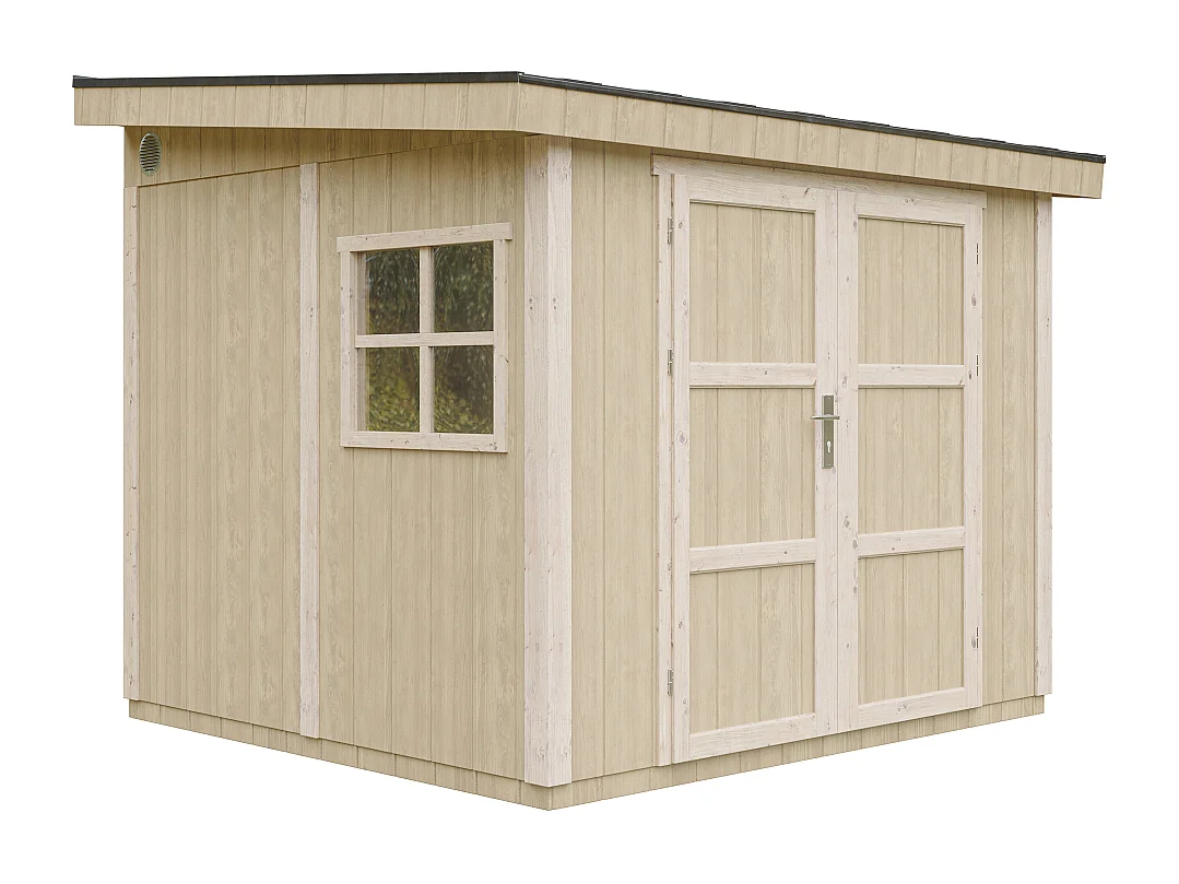 Domek ogrodowy najwyższej jakości - 5,9 m² - H231x248x294 cm - M938 4920805 - obrazek 1