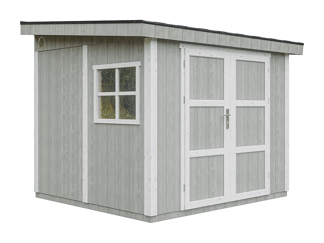 Domek ogrodowy najwyższej jakości - 5,9 m² - H231x248x294 cm - M938-TUNDRA GREY 4920806 - obrazek 1