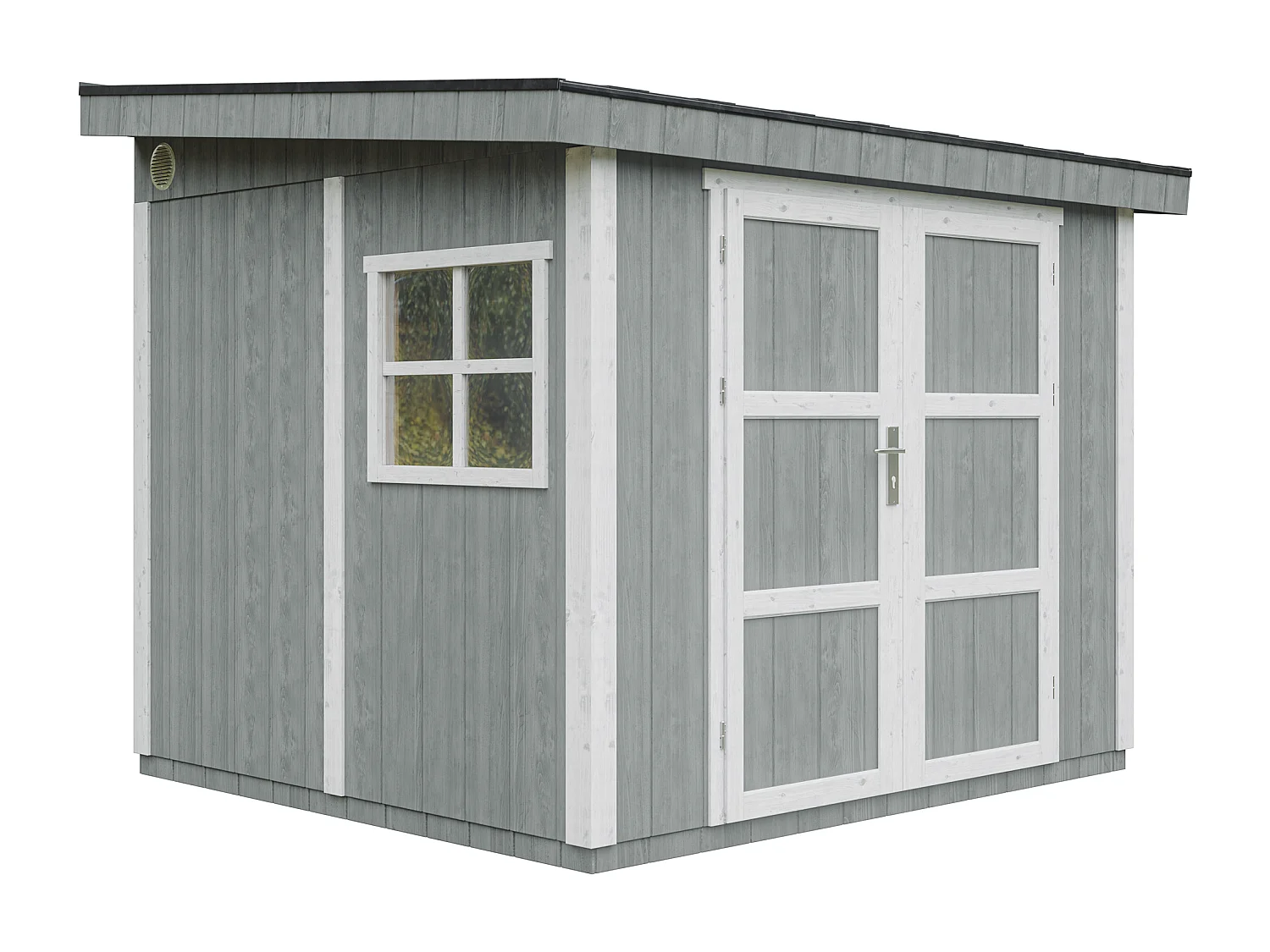 Domek ogrodowy najwyższej jakości - 5,9 m² - H231x248x294 cm - M938-CAVERN STEEL 4920830 - obrazek 1