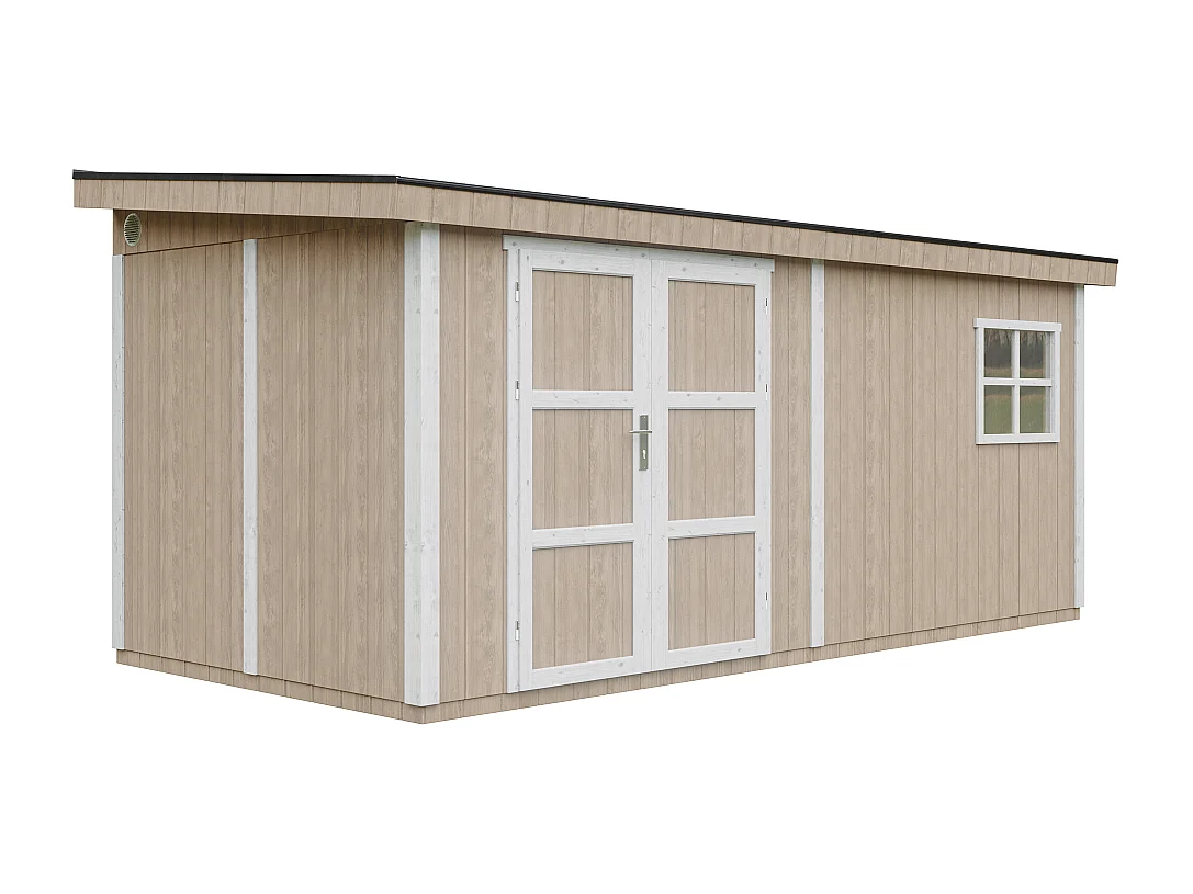 Domek ogrodowy najwyższej jakości – 11,47 m² – H231x248x530 cm – M940-TERRA BROWN 4920832