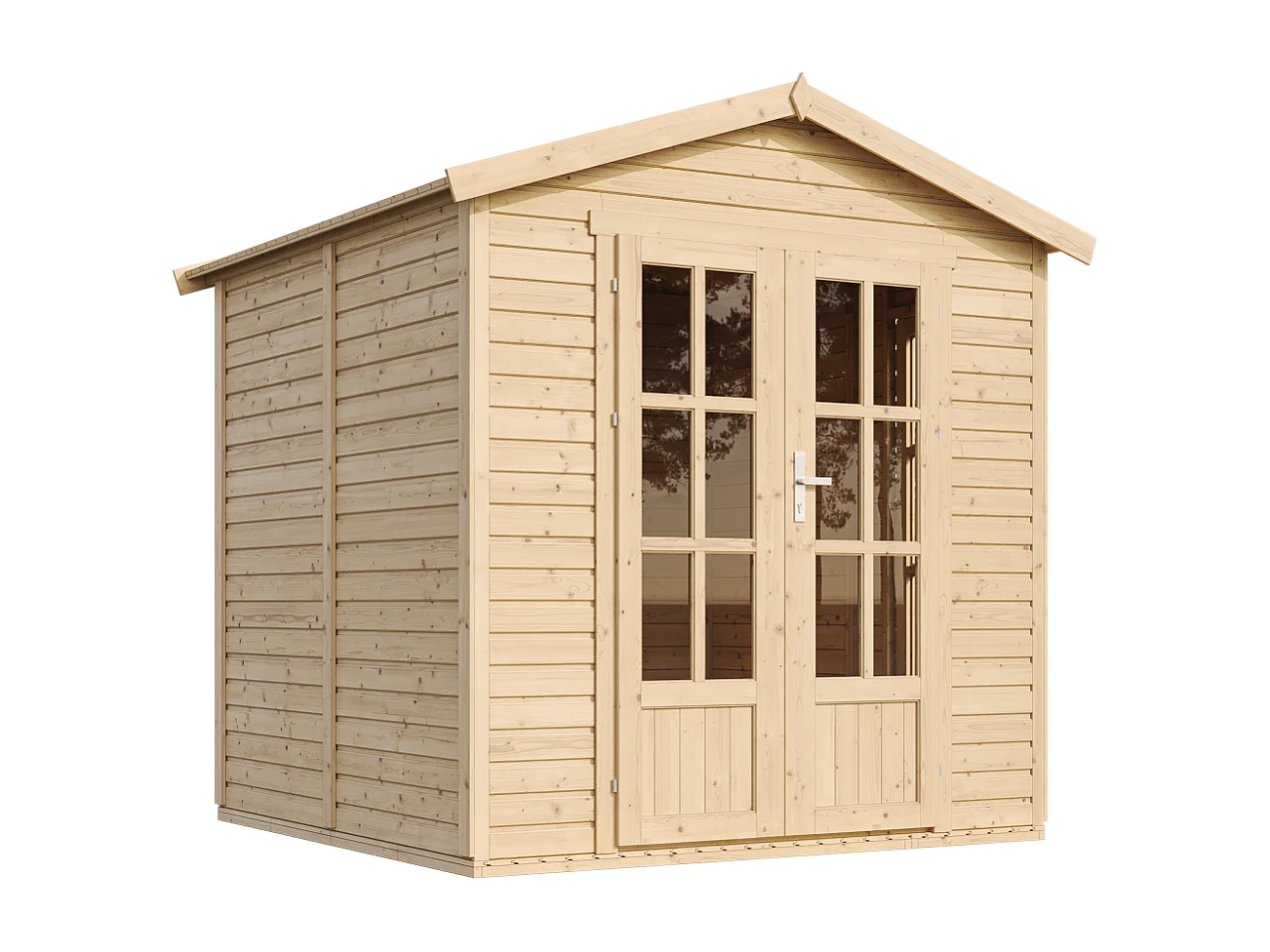 Domek ogrodowy drewniany, szopa na narzędzia - 4m² - M351FB 4920840 - obrazek 1