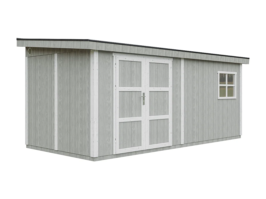 Domek ogrodowy najwyższej jakości – 11,47 m² – H231x248x530 cm – M940-TUNDRA GREY 4920878