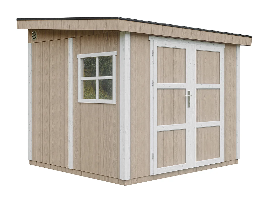 Domek ogrodowy najwyższej jakości - 5,9 m² - H231x248x294 cm - M938-TERRA BROWN 4920889 - obrazek 1