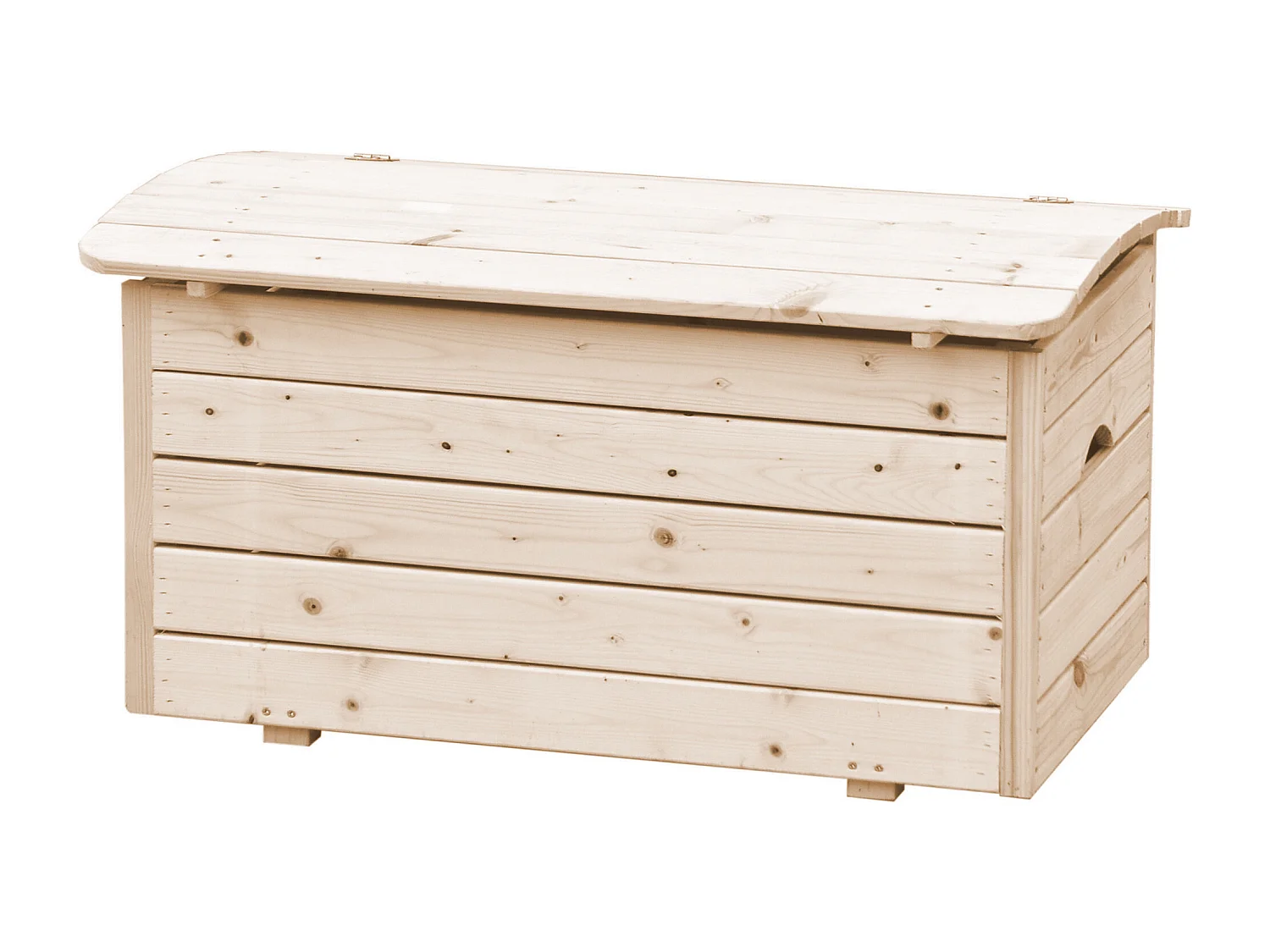 Drewniana skrzynia na zabawki dla dziec – 80 x 50 x W47 cm – M034-1 4920887