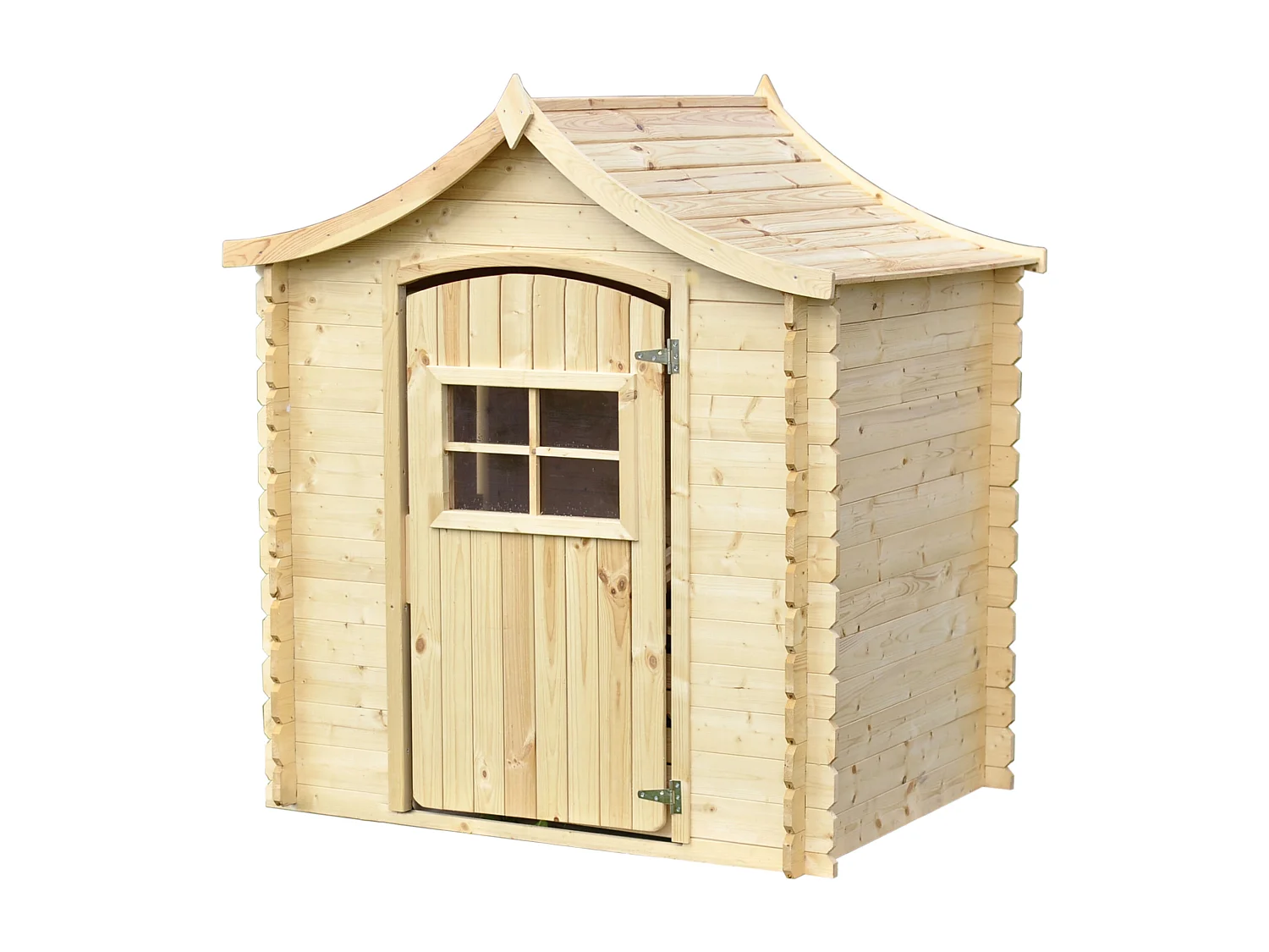 Drewniany domek dla dzieci bez podłogi - M550-1 3293809 - obrazek 1