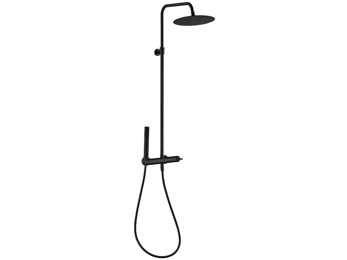 Luisa kolumna prysznicowa mechaniczna czarna – Essebagno 1387361