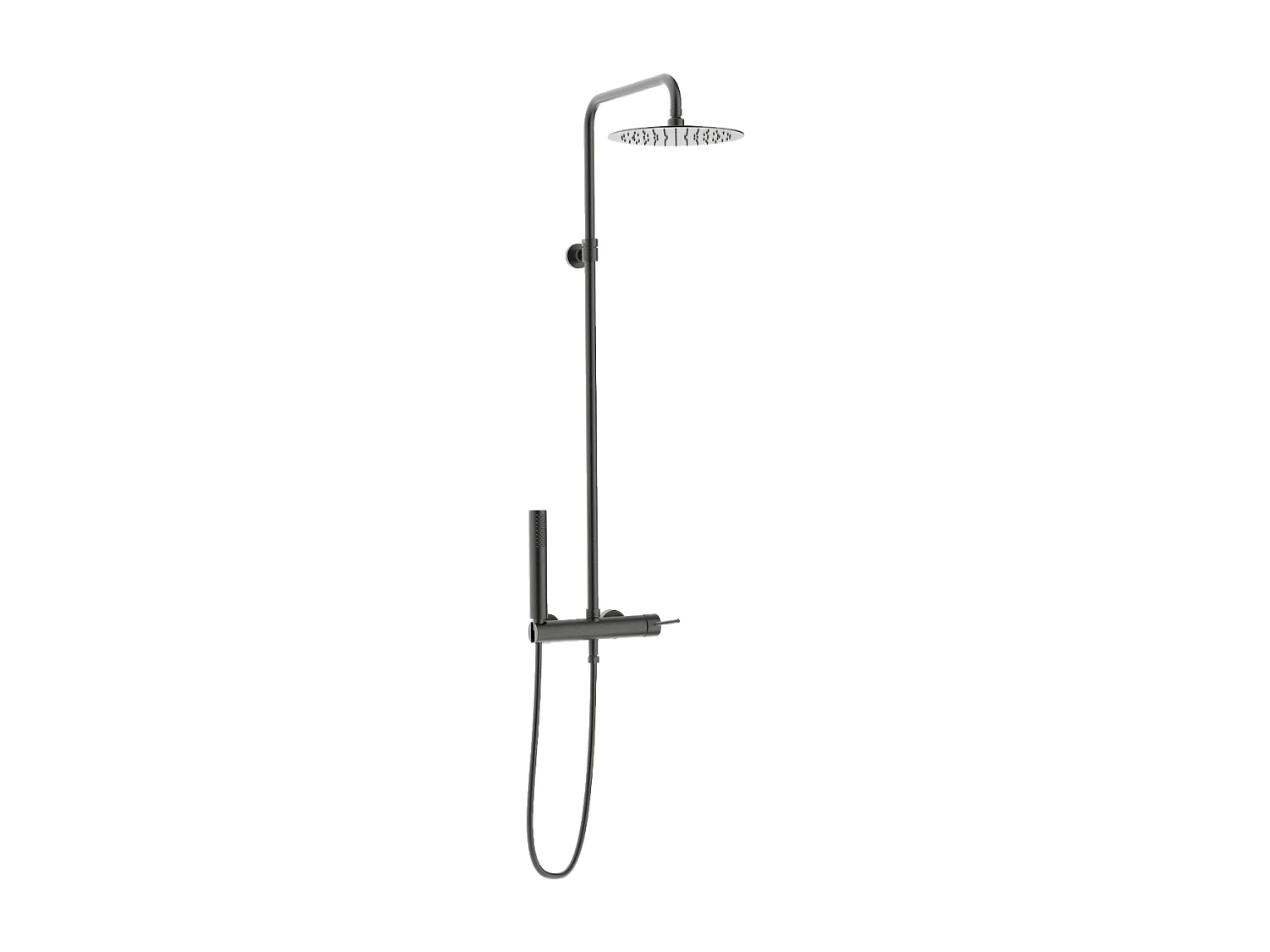 Luisa kolumna prysznicowa mechaniczna metaliczny szary – Essebagno 1387331