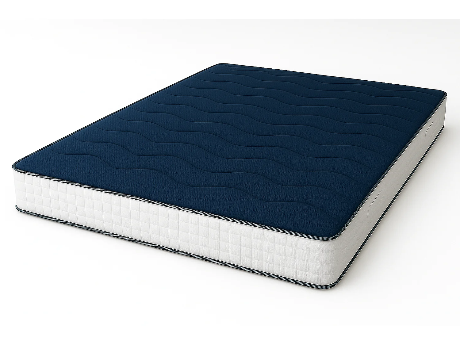 Materac małżeński 160x190 cm z pianki Waterfoam | Wysokość 20 cm | Klasa 1 | Średnio twardy | Antybakteryjny | Made in Italy 4294365 - obrazek 1