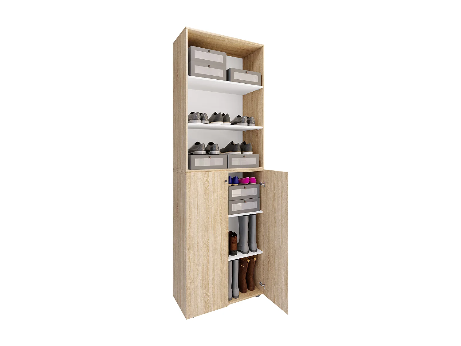 XL Wood Duża szafka na buty Lona 6 1966961 - obrazek 1
