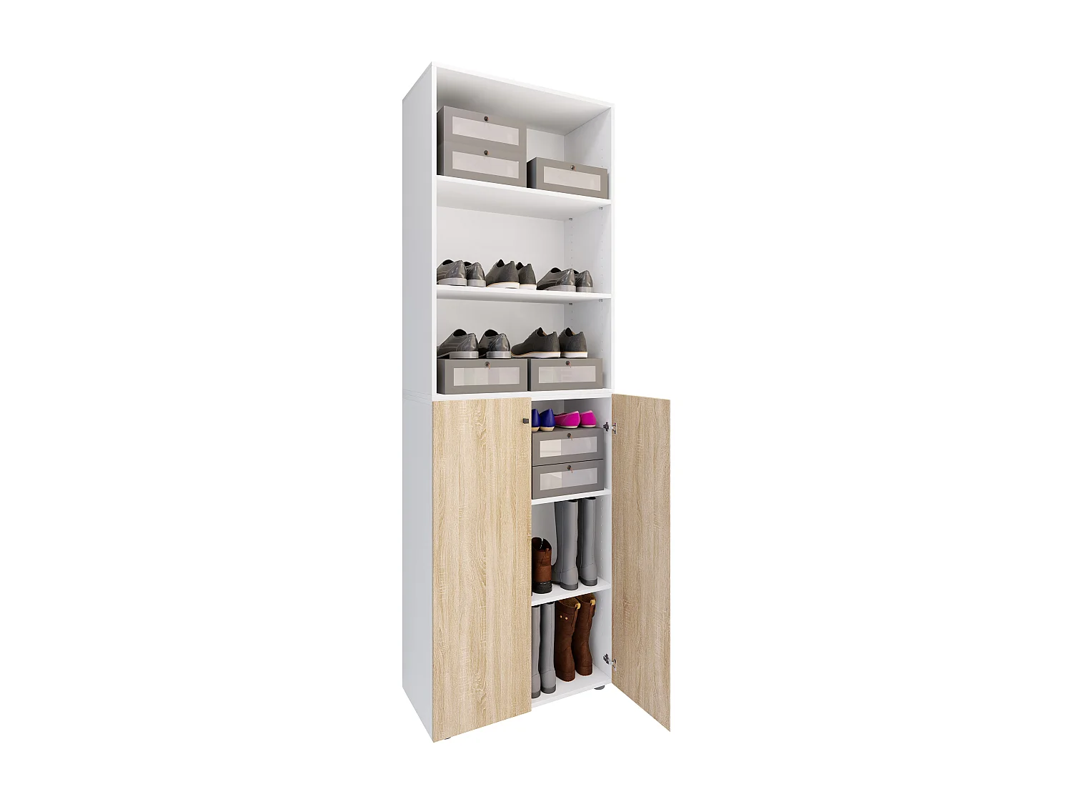 XL Wood Duża szafka na buty Lona 6 1967019 - obrazek 1