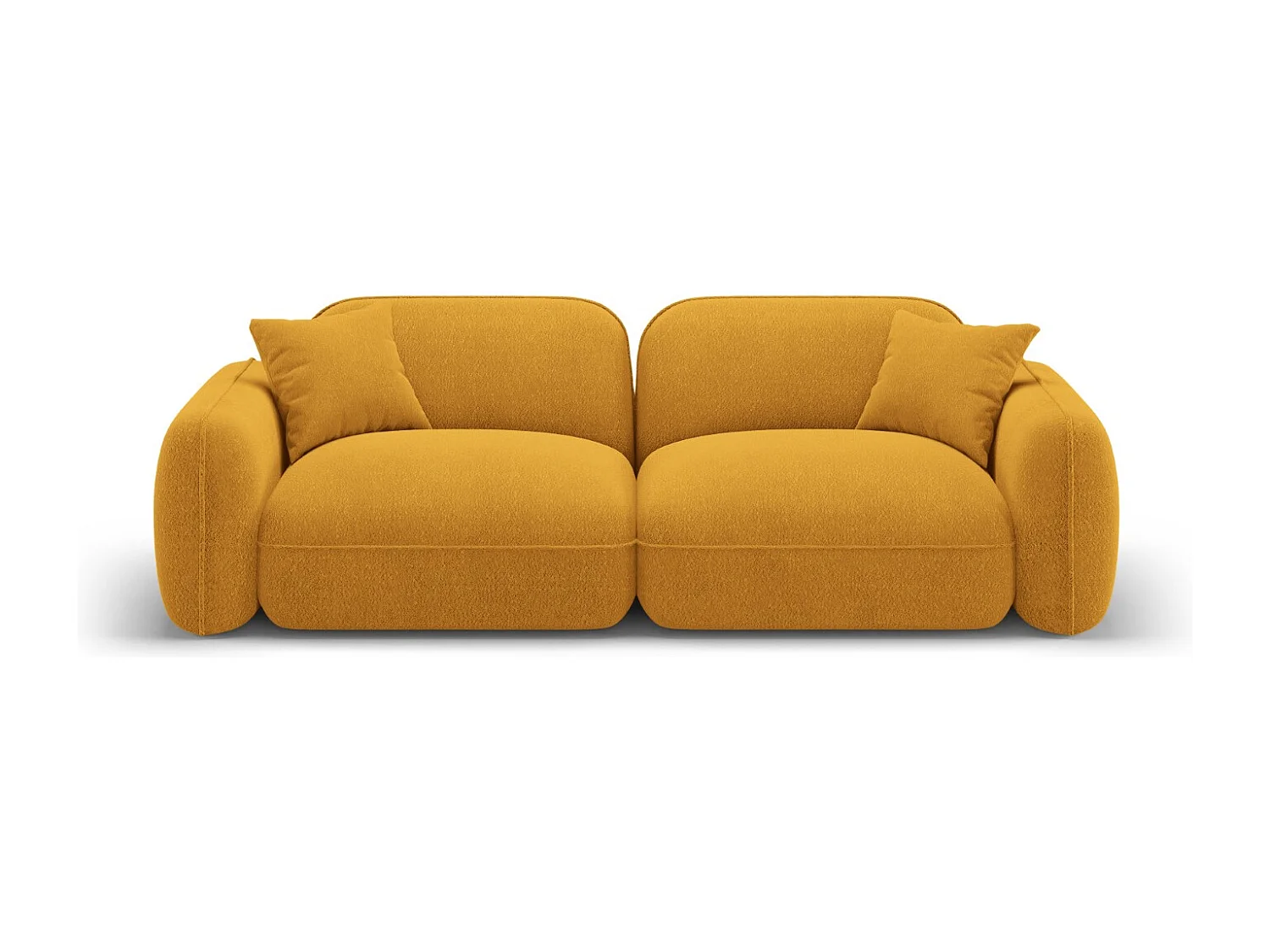 CXL by Christian Lacroix - Sofa modułowa, "Lucien" 3 miejsca welur, musztardowy - 230x90x70cm 3746448 - obrazek 1