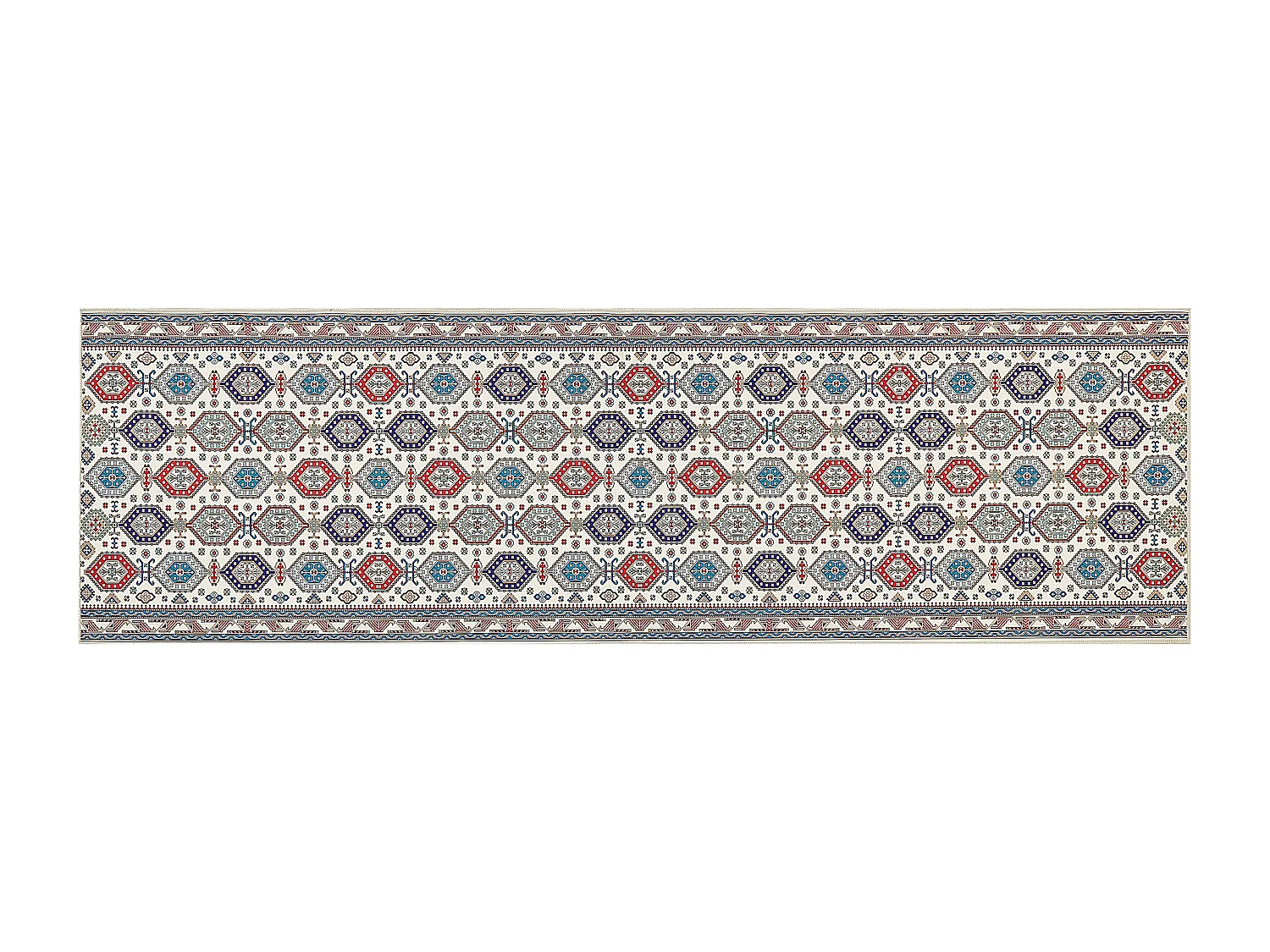 Dywan 60 x 200 cm wielokolorowy HACILAR 1943493 - obrazek 1