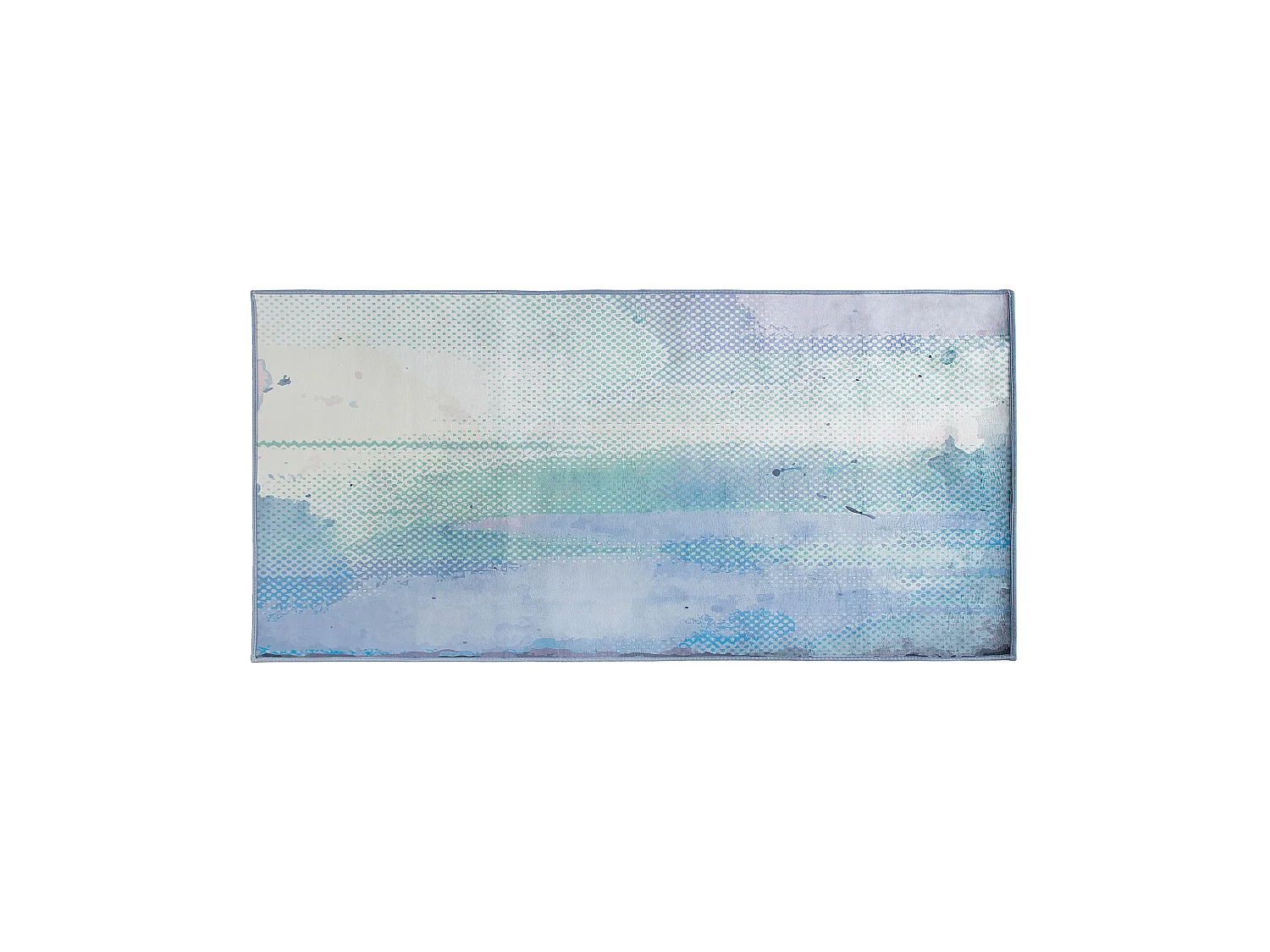 Dywan 80 x 150 cm niebiesko-zielony SUSUZ 177991 - obrazek 1