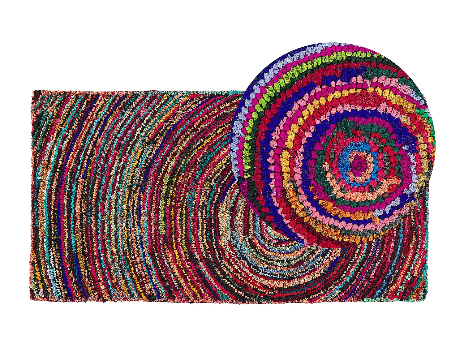 Dywan 80 x 150 cm wielokolorowy MALATYA 178527 - obrazek 1