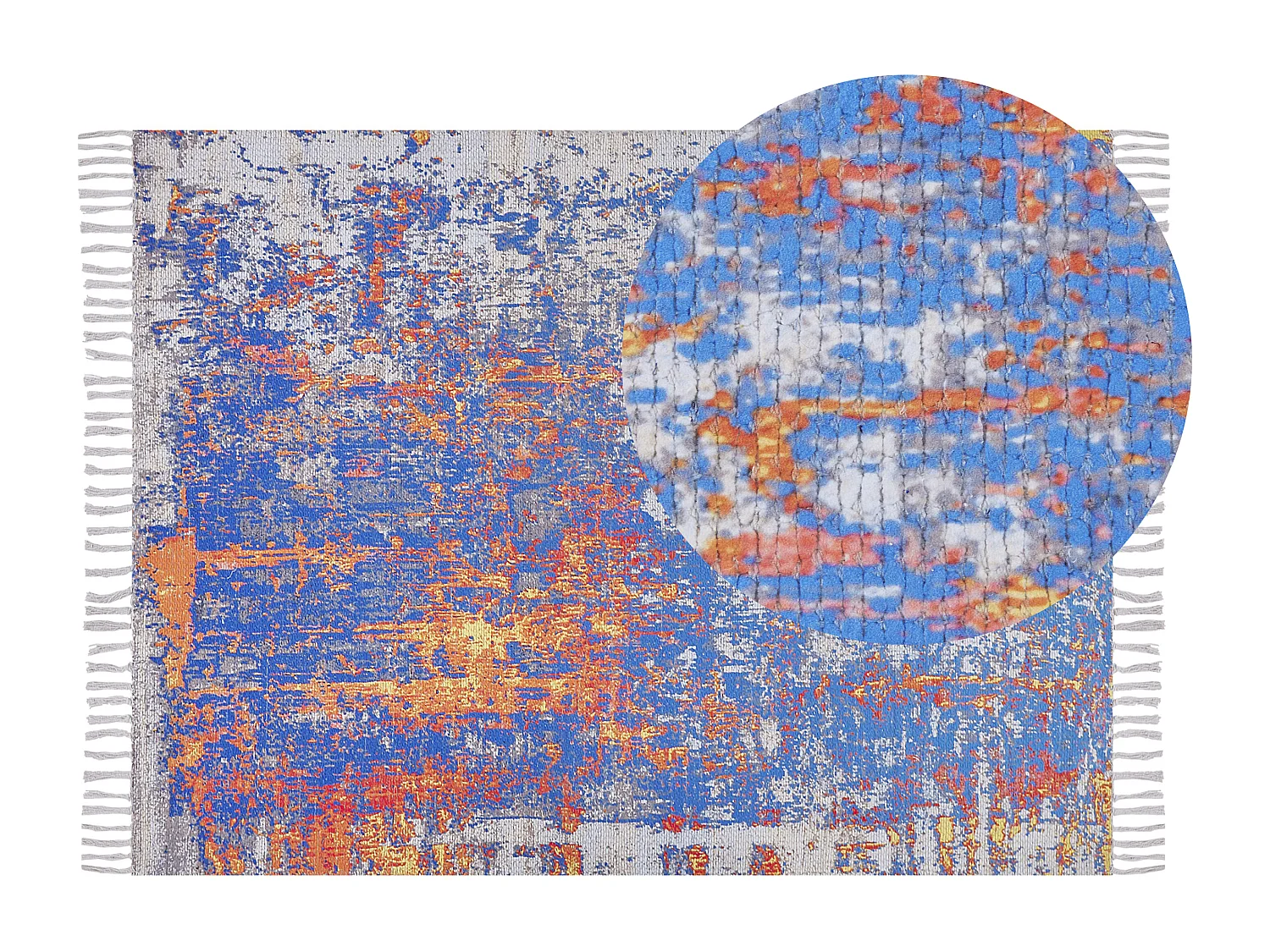 Dywan 140 x 200 cm wielokolorowy ACARLAR 179575