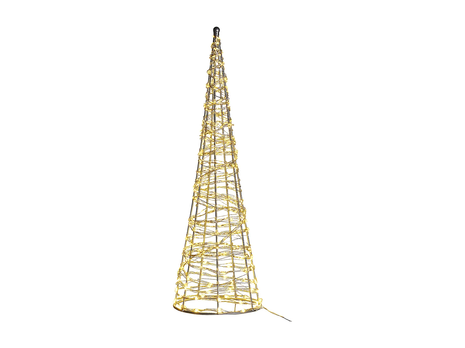 Dekoracja ogrodowa LED choinka 57 cm srebrna KOTALA 153665 - obrazek 1