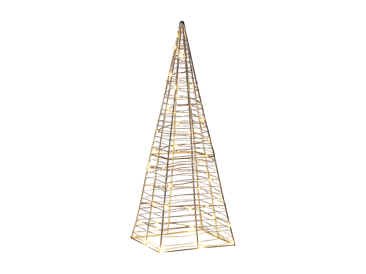 Dekoracja ogrodowa LED choinka 60 cm srebrna PUKSALA 153727