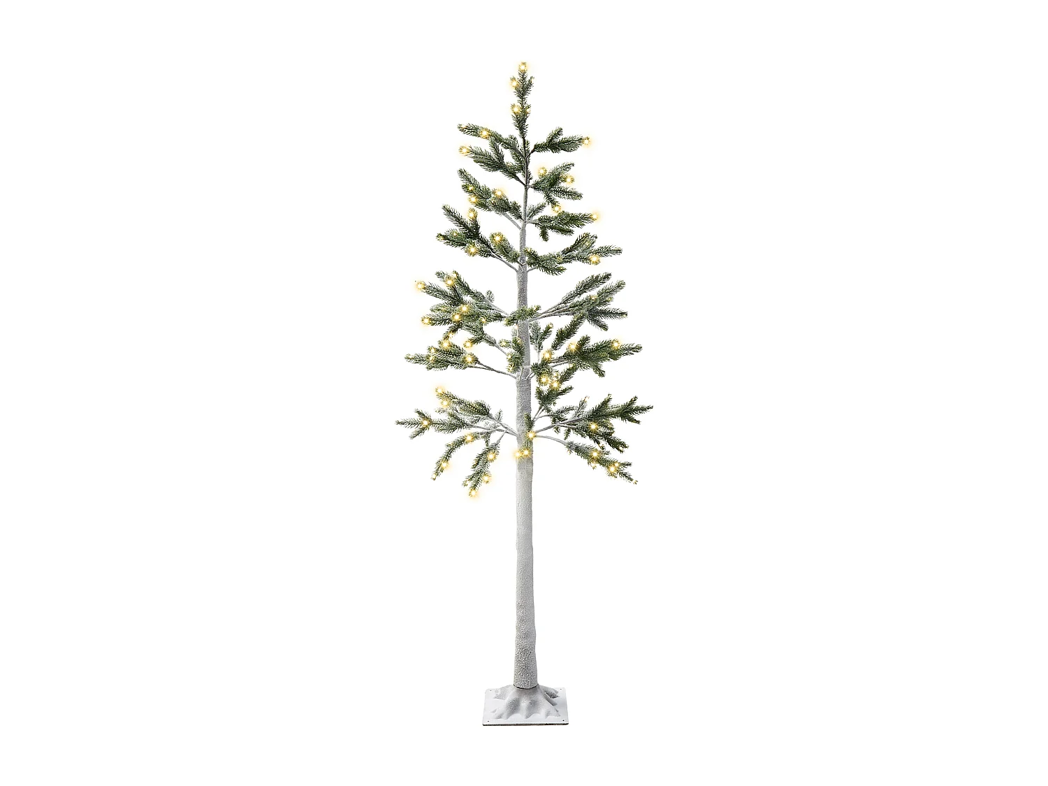 Dekoracja ogrodowa LED drzewko ze światełkami 180 cm biała ALBIONI 3774097 - obrazek 1