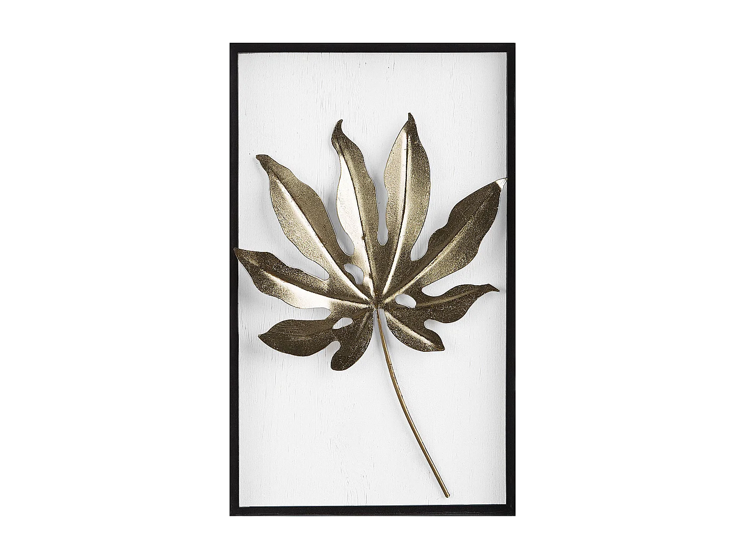 Dekoracja ścienna Liść CURIUM Metal 50 cm Kolorowy 142551 - obrazek 1