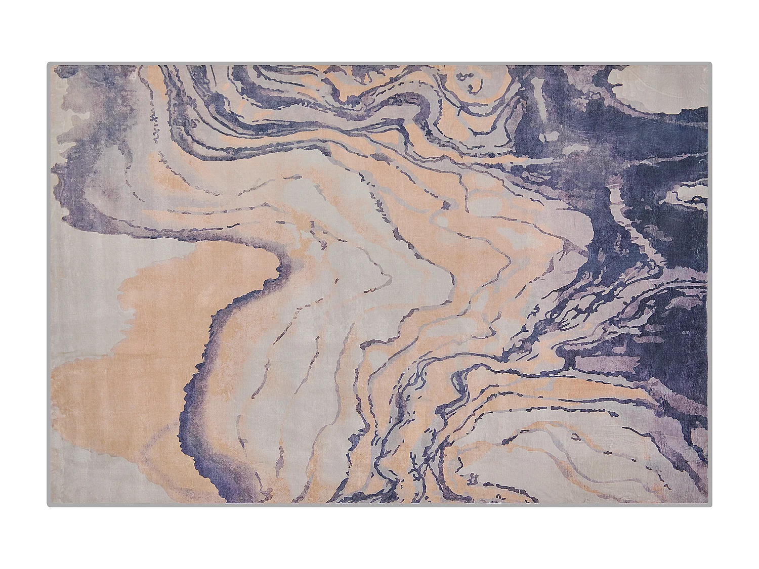Dywan 160 x 230 cm beżowo-niebieski GEBZE 177723 - obrazek 1