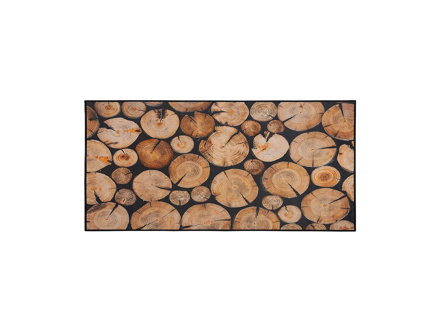 Dywan 80 x 150 cm motyw drewna KARDERE 177893 - obrazek 1
