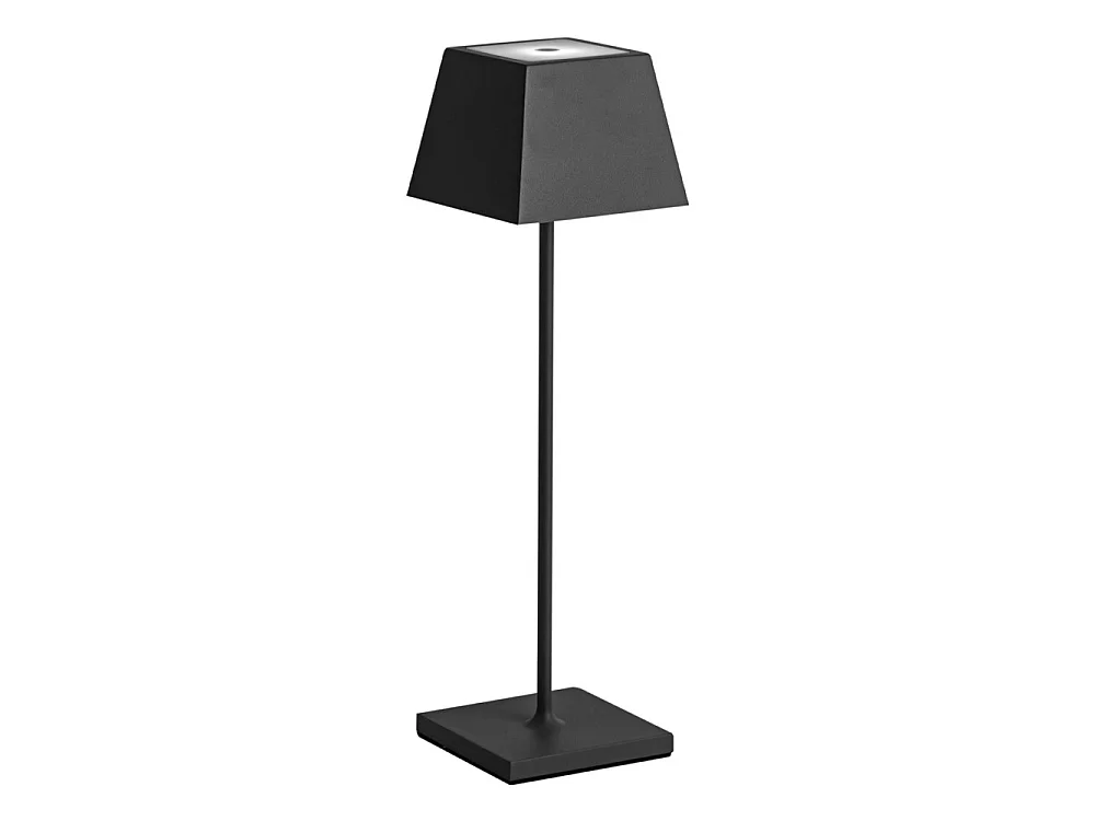 Siesta Czarna przenośna i ładowalna lampa stołowa LED IP54 3584901