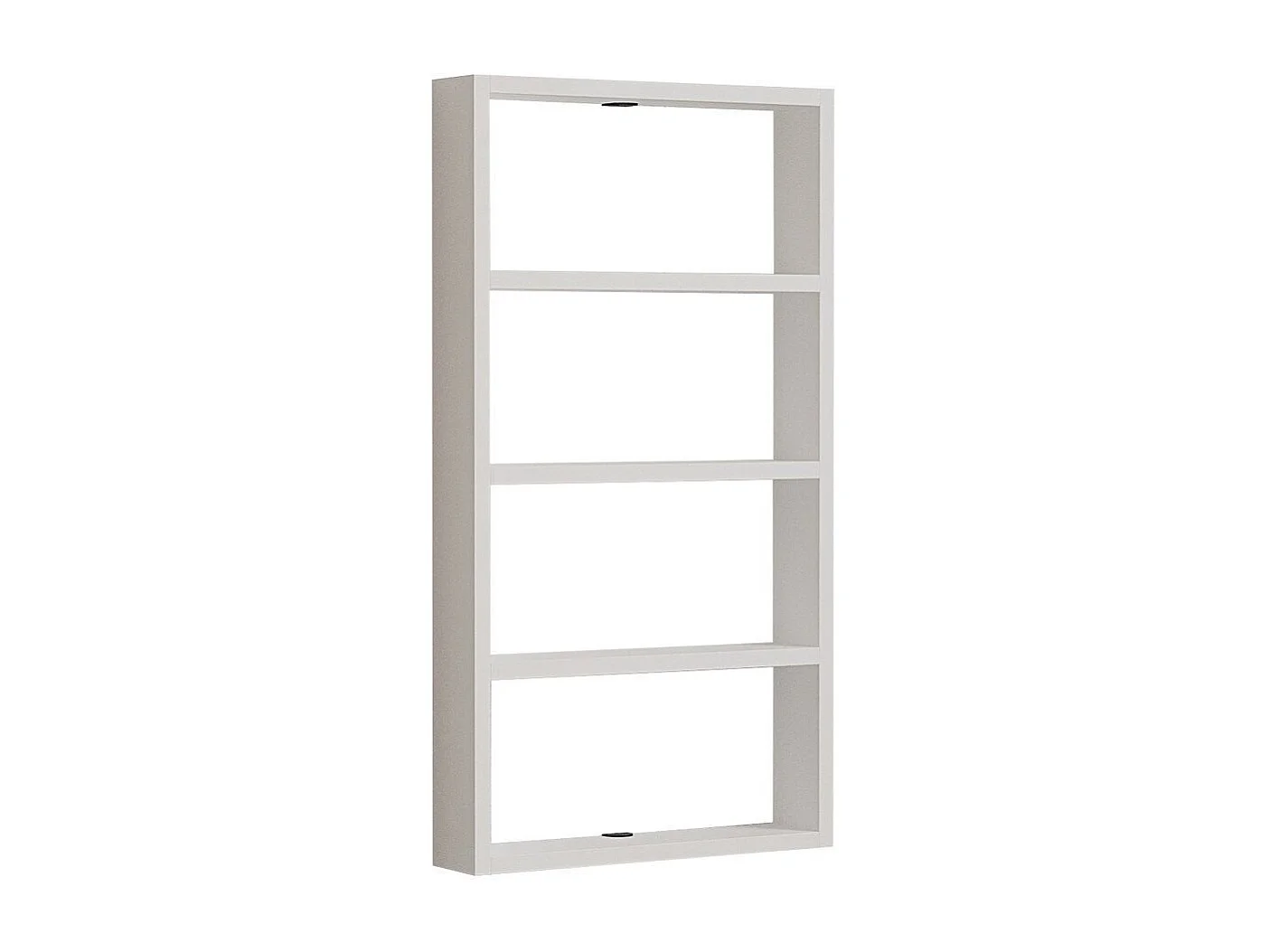 Designerska Półka Ścienna z 4 Białymi Półkami - LYA 3876150 - obrazek 1