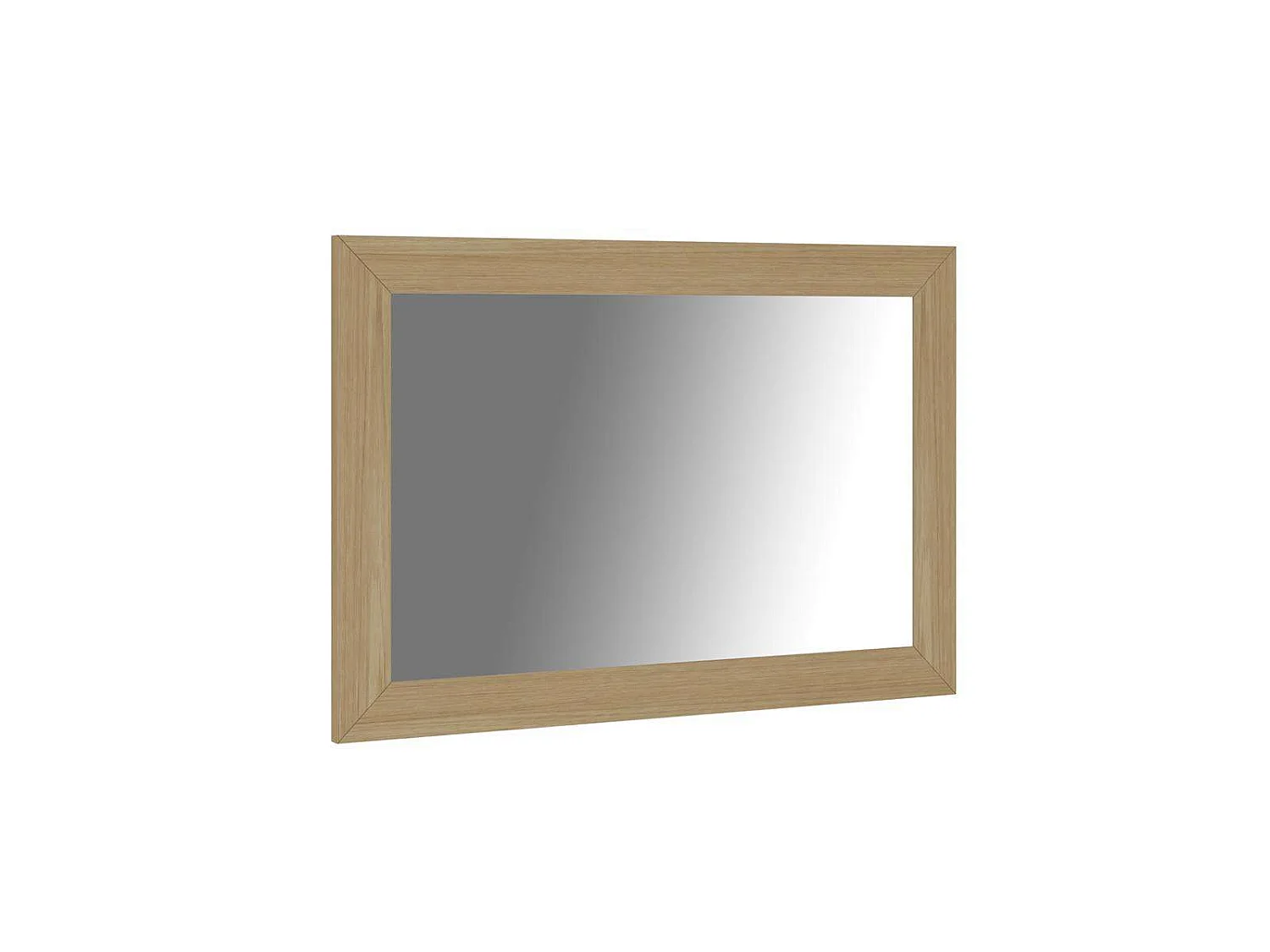 Lustro 110x75x2,5 cm Brązowe Soho 4798685