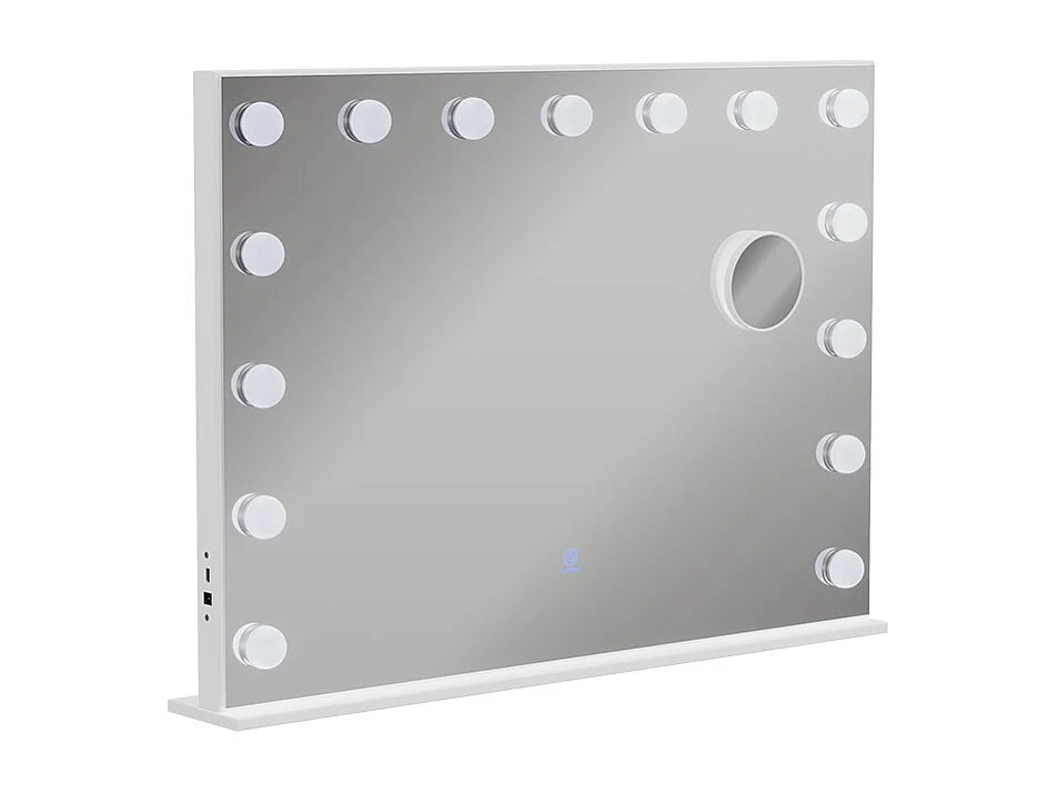 Lustro toaletowe biały 58x10x47 greta 4784329