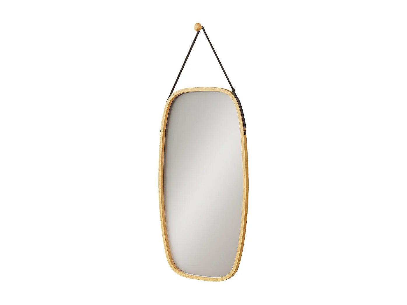 Lustro łazienkowe bambus 44x1.5x78 mirno 4784308 - obrazek 1