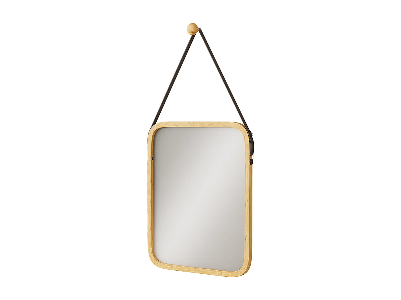 Lustro łazienkowe bambus 34x1.5x41.5 mirno 4784322 - obrazek 1