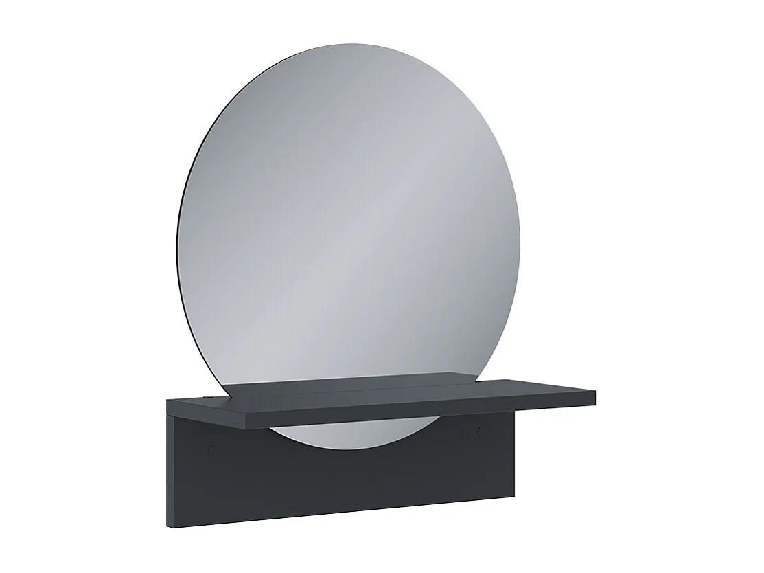 Lustro łazienkowe czarny 40x15x47.5 elyra 4874619 - obrazek 1