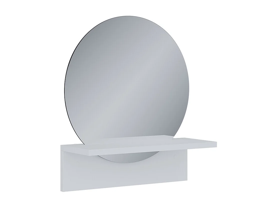 Lustro łazienkowe biały 40x15x47.5 elyra 4874656 - obrazek 1