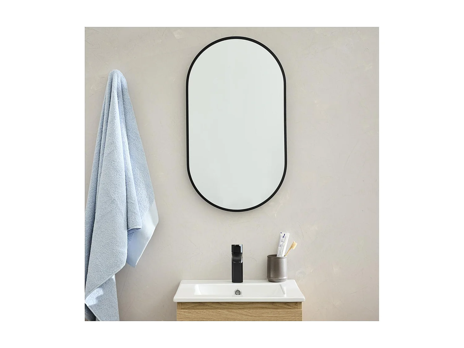 Lustro owalne 40x70cm PEPPER 4962555 - obrazek 1