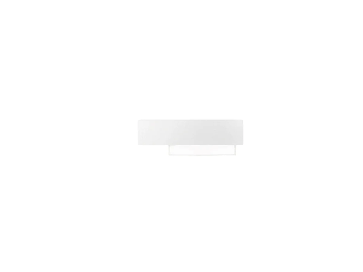Doha - Nowoczesna lampa ścienna LED 15W - Białe aluminium, ciepłe światło 3000K, 1270lm, dwustronny dyfuzor satynowy, IP20, dł. 40x13,5cm 4120618 - obrazek 1