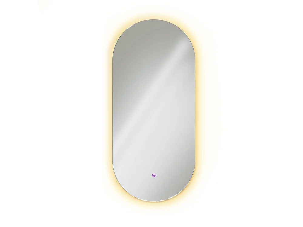 Lustro łazienkowe biały 110x3x50 4773496 - obrazek 1