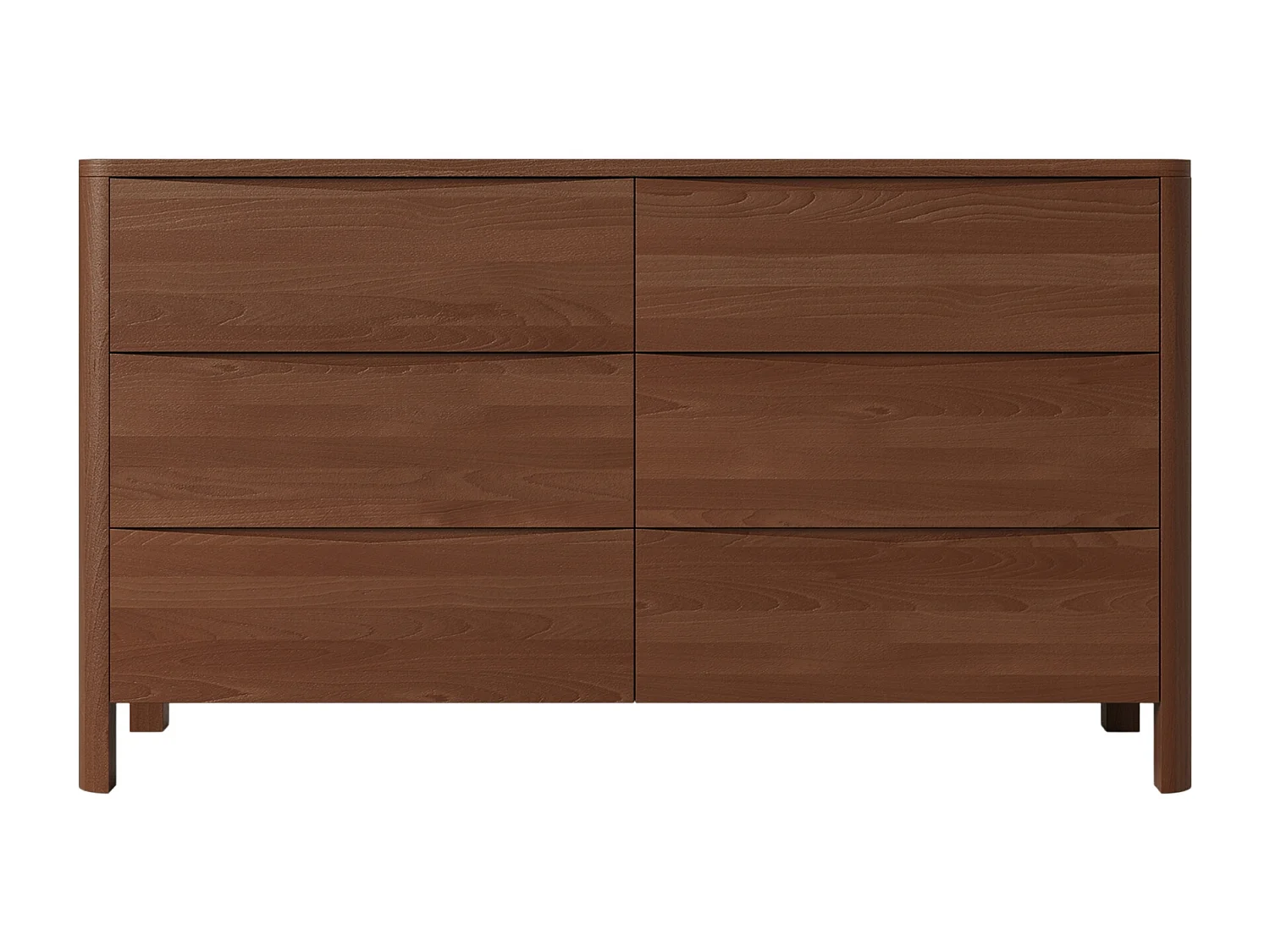 Drewniana komoda bukowa Visby MODENA LOW 150/kol. orzech 4385018