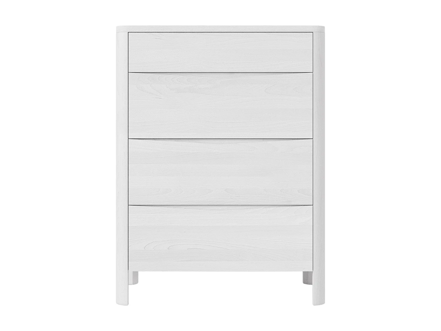Drewniana komoda bukowa Visby MODENA 80/kol. biały 4385012 - obrazek 1