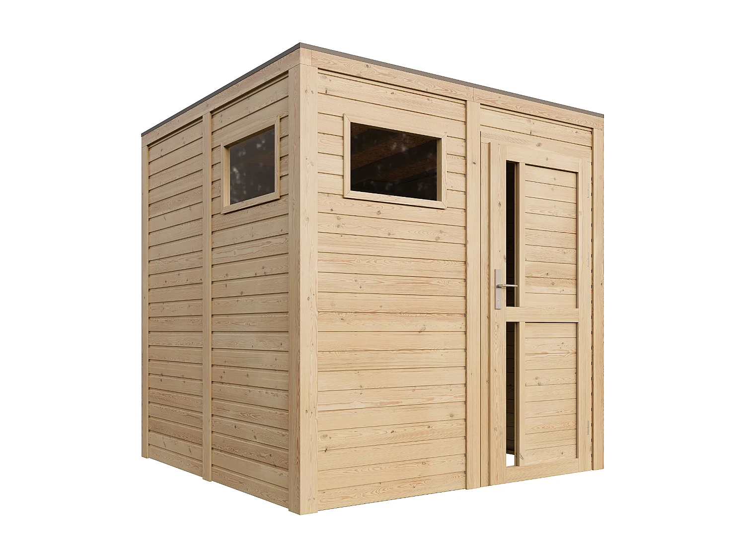 Drewniany domek narzedziowy - 4,20 m² / 202x208xH210 cm - M325F1 4993220 - obrazek 1