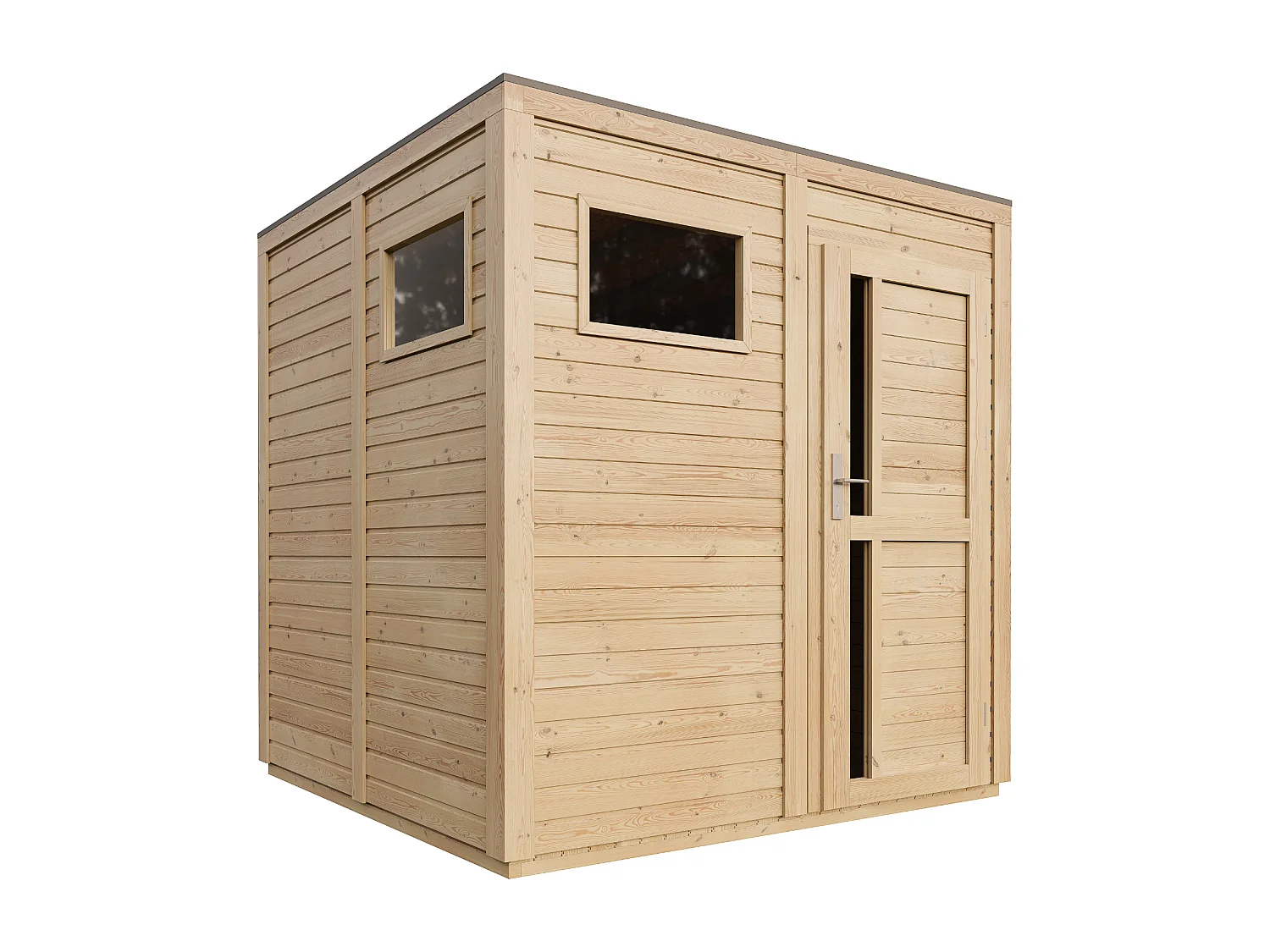 Drewniany domek narzedziowy z podłogą - 4,20 m² / 202x208xH216 cm - M325F1+M325G 4993222 - obrazek 1