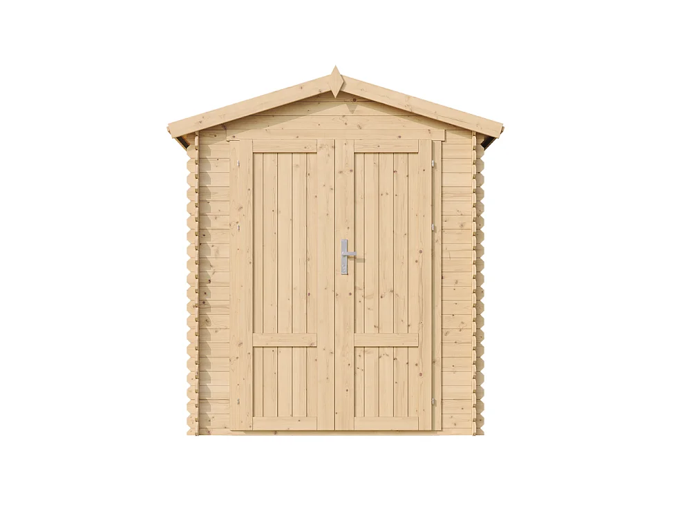 Drewniany domek narzędziowy - 2,82 m² / 186x196xH218 cm - M320F1 5006855 - obrazek 1