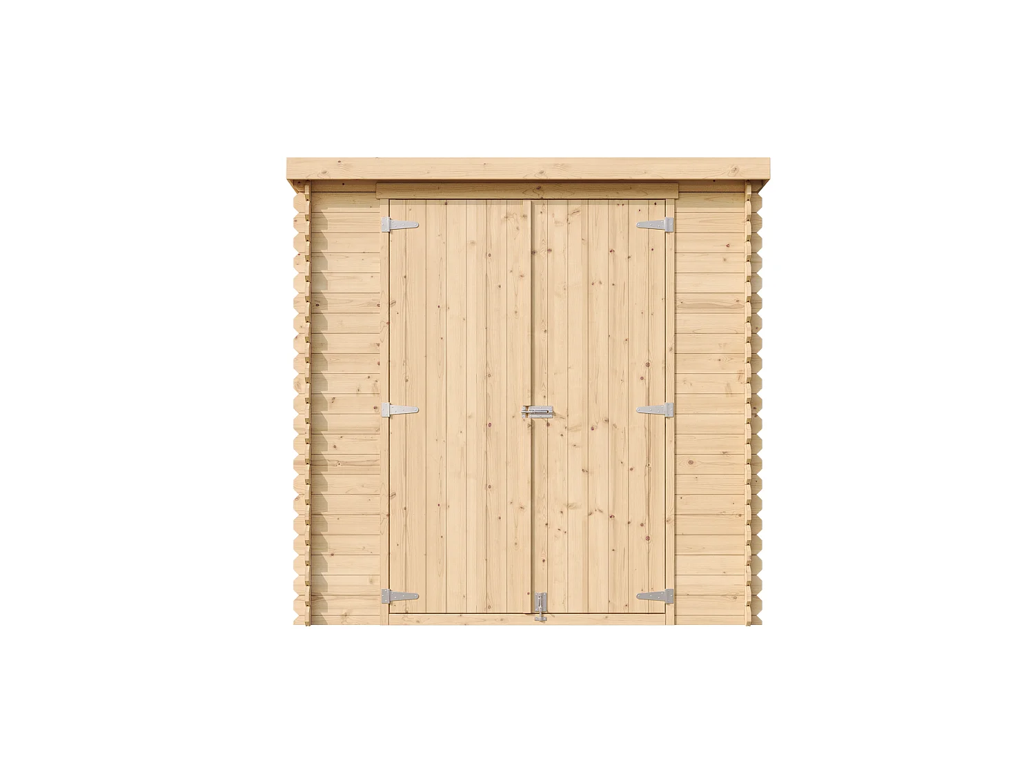 Drewniany domek ogrodowy - 2,22 m² / 142x204xH200 cm - M311C1 5006862 - obrazek 1