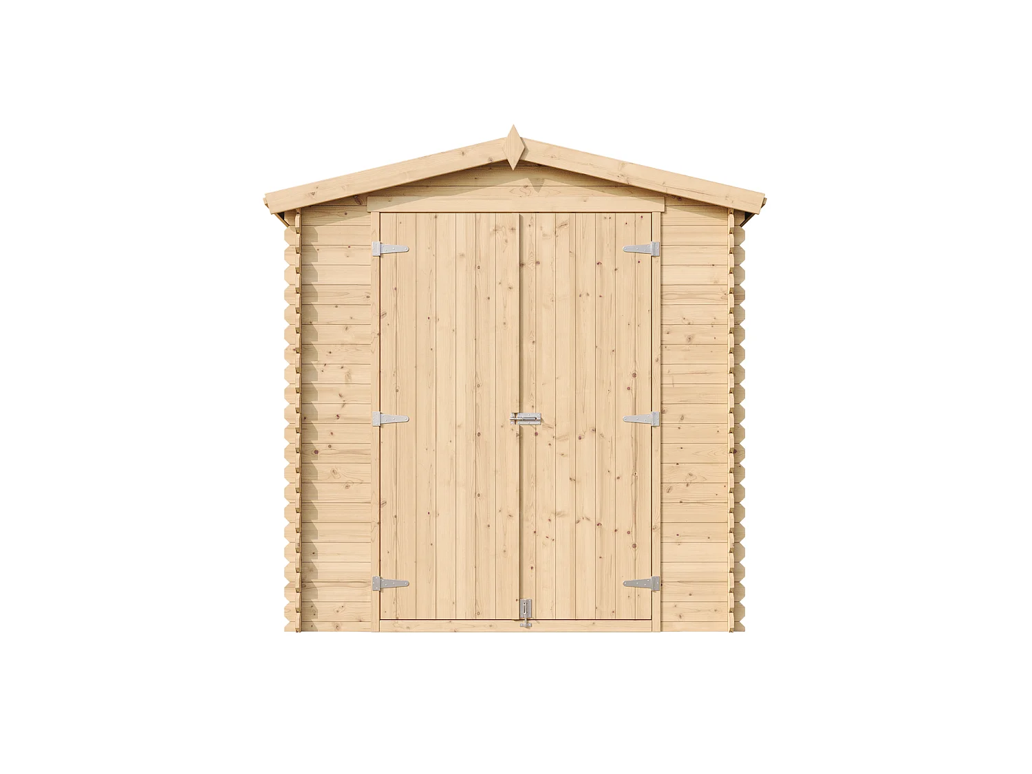 Drewniany domek ogrodowy z podłogą - 3,53 m² / 206x216xH224 cm - M343C1+M343G 5010167 - obrazek 1