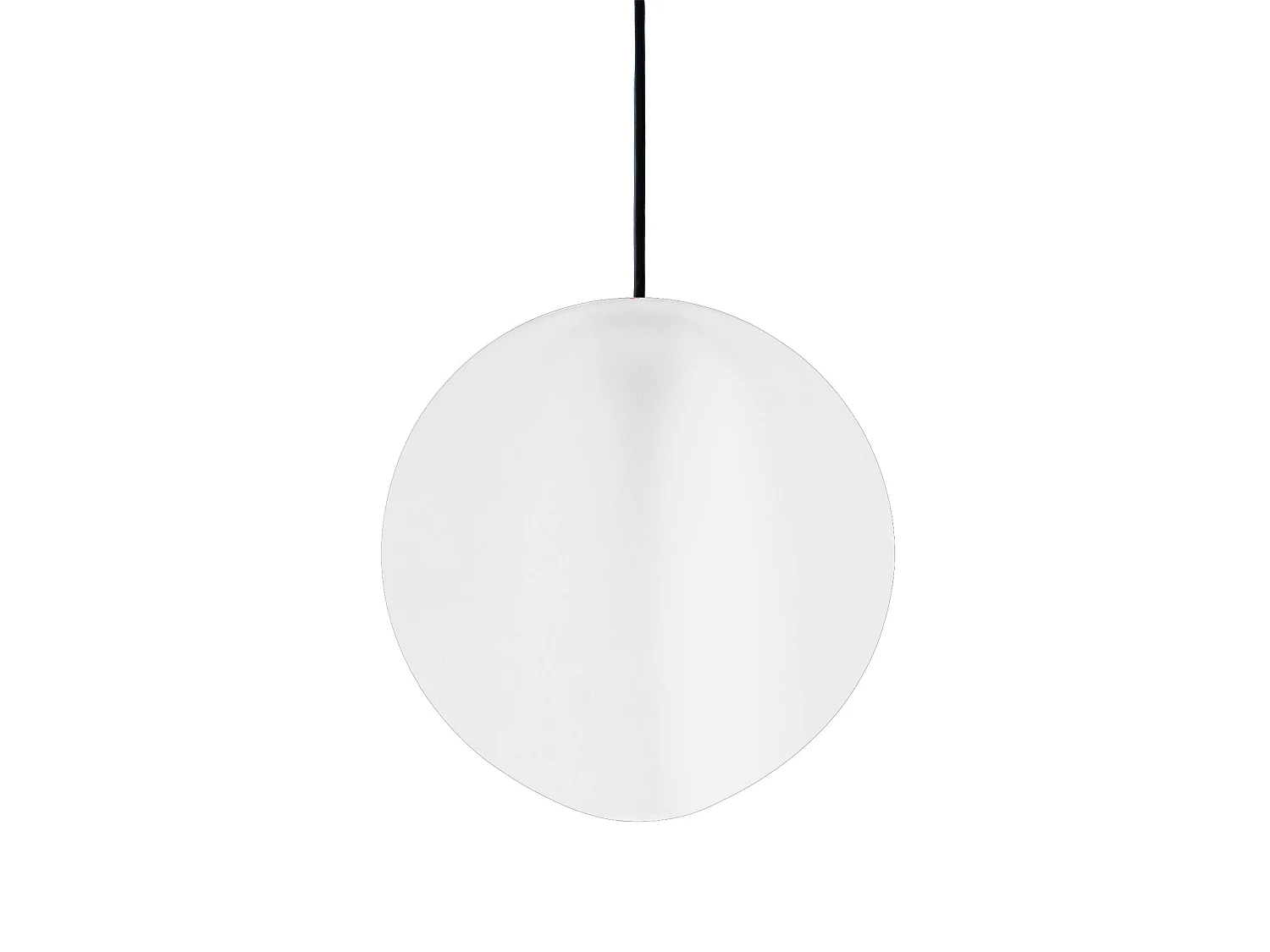 Designerska lampa wisząca LED Sirio z białej ceramiki z opalowym dyfuzorem z poliwęglanu, ciepłe światło 2700K, 8W, średnica 24 cm, IP40 5012549 - obrazek 1