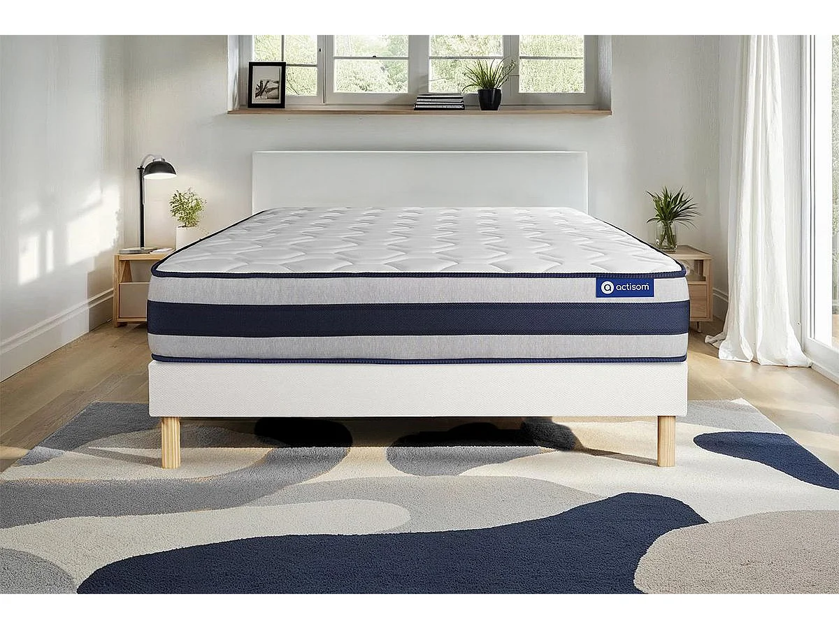 Materac Actimemo ergo 200x200cm + zestaw podstawa lózka 162475 - obrazek 1